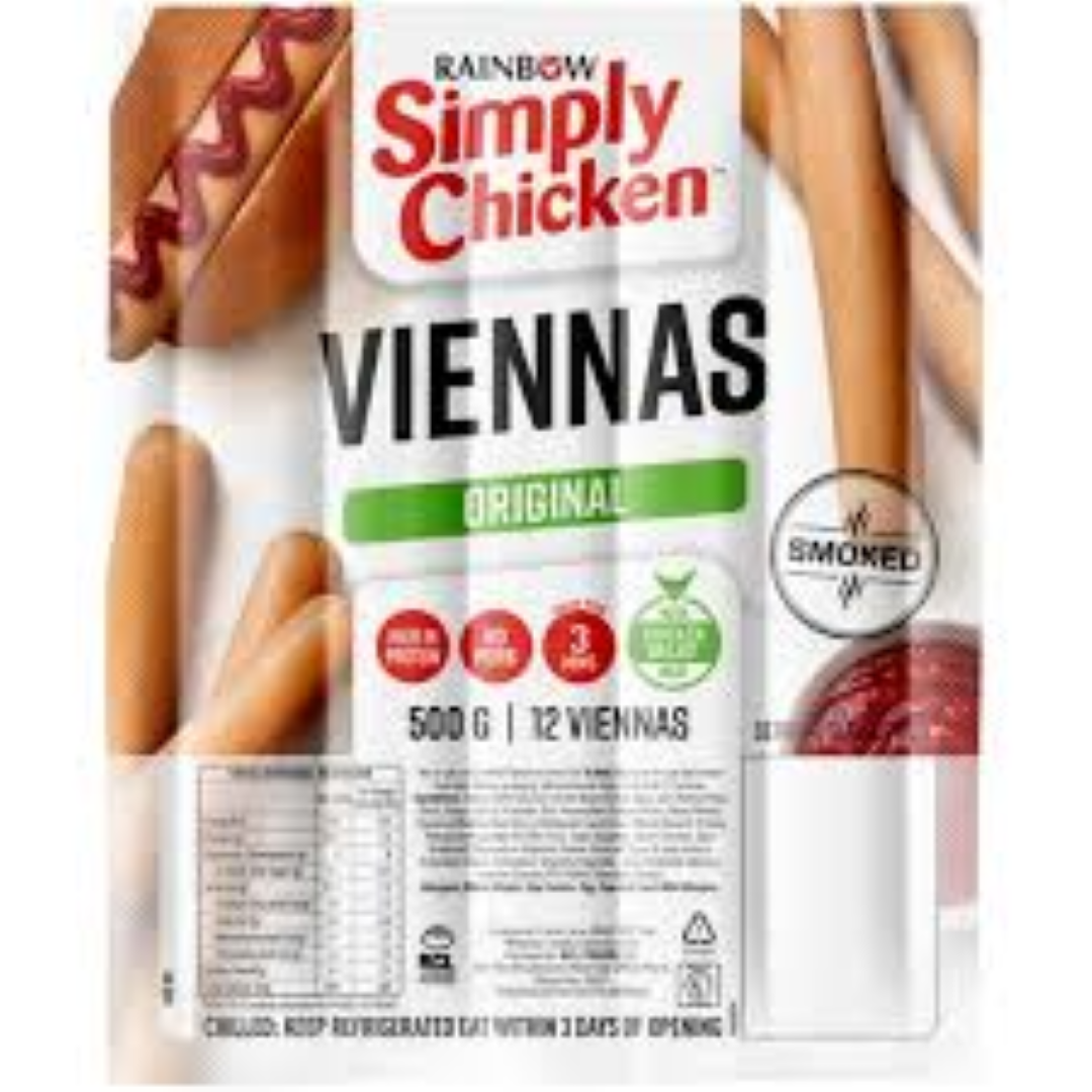 MBL CHICKEN VIENNAS 500G